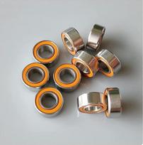 10 rutulinių guolių žvejybos ritėms S MR 105 RS CB, 5 x 10 x 4 mm, ABEC-7, nerūdijančio plieno ir keramikos hibridiniai, MR105