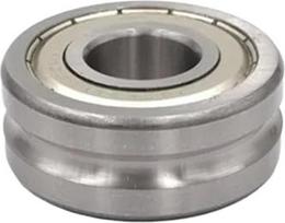 10 vnt. reguliuojamojo maišymo rato praeinamųjų griovelių guolių U 6203, 15x35x11 mm, diržo skriemulys su U formos grioveliu