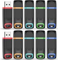 10 vnt. rinkinys „Vansuny“ USB atmintinių, 32GB, USB 2.0. 10 vnt. rinkinys „Memory Stick“ atmintinių, 32GB, duomenų saugojimui ir atsarginėms kopijoms kompiuteriui, stacionariam kompiuteriui, nešiojamajam kompiuteriui, automobilių garso sistemoms ir žai