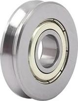 10 vnt. tiesinamojo maišymo rato praeinamojo griovelio guolio V 6202, 15x35x11 mm, diržo skriemulio su U formos grioveliu