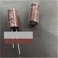 10 vnt./30 vnt. 100 V, 220 µF, 13×25 KY aukšto dažnio, mažos varžos, ilgaamžiai kondensatoriai talpos matuokliai (vienas dydis)