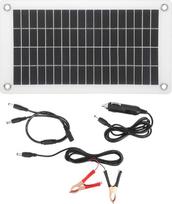 10 W, 18 V saulės baterijų modulis, 12 V telefono įkroviklis, pusiau lankstus su dviem USB ir DC išėjimais