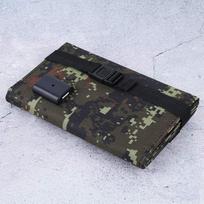 10 W, 5,5 V sulankstomas saulės kolektorius, skirtas telefono išoriniam akumuliatoriui, su USB išėjimu, su išorinio įkrovimo funkcija