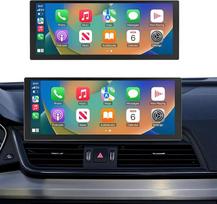 10,25 colių automobilinis radijas su jutikliniu ekranu, palaikantis „CarPlay“ ir „Android Auto“ belaidžio ryšio funkcijas, skirtas 2018–2019 m. gamybos „Audi Q5“ automobiliams su MIB sistema; palaiko „MirrorLink“, kamerą, navigaciją, „Siri“ ir muziką