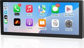 10,25 colių ypač plonas „CarPlay“ ekranas, skirtas „Audi A4“ ir „A5“ automobilių radijo imtuvams su MIB sistema