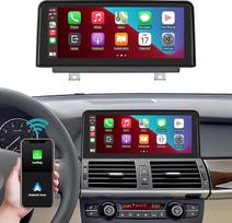 10,25 colių jutiklinio ekrano automobilių radijas, skirtas „BMW X5/X6 E70 E71“ (2007–2010 m.) su CCC sistema, palaikantis „Apple CarPlay“, „Android Auto“, „MirrorLink“ ir GPS navigaciją, atnaujintas automobilių garso sistemos ekranas