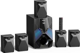 1000 W erdvinė sistema, 8 colių žemų dažnių garsiakalbis, 5.1 garso sistema namų kinui, gilūs bosai, ARC palaikymas, optinis "Bluetooth" įėjimas ir karaokės funkcija Pridedamas JAV ir ES kištukinis adapteris