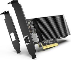 10G PCI-E tinklo plokštė su 10Gbps viengubais RJ45 prievadais, „Intel X540-T1“ valdikliu, „VIMIN“ 10GB Ethernet adapterio plokštė, suderinama su „PCI Express X8“, „X16“, palaiko „Windows“, „Windows Server“, „Linux“ ir „VMware“