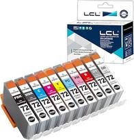 10PK PGI-72 LCL Tintenpatronas (10 pakuočių, PBK/MBK/C/M/M/Y/PC/PM/R/GY/CO), skirtas naudoti su Canon PIXMA Pro-10