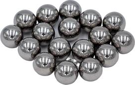 12 mm (0,4724 colio) tikslūs pilni rutuliniai guoliai iš nerūdijančio plieno AISI 316 G100, skirti vožtuvams, purkštuvams ir purškikliams (5 vnt.)