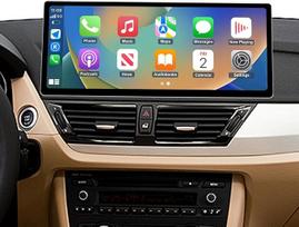 12,3 colių automobilinis radijas su jutikliniu ekranu, palaikantis „CarPlay“ ir „Android Auto“ belaidžio ryšio funkcijas, skirtas 2009–2015 m. gamybos „BMW X1“ serijos E84 modeliams be gamintojo įrengto ekrano; palaiko „MirrorLink“, muziką ir navigaciją