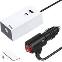 120 W „Starlink Mini“ automobilinis įkroviklis su LED voltmetru ir įjungimo/išjungimo mygtuku