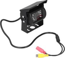 120° atbulinės eigos kamera, 18 LED, IP68 atsparumas vandeniui, naktinio matymo funkcija, 12 V, 24 V, universali automobiliams, sunkvežimiams ir autobusams