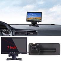 1280 x 720 pikselių 1000TV linijų galinio vaizdo kameros rinkinys: 7 colių TFT LCD ekranas + HD galinio vaizdo kamera Skoda Roomster Superb Cambi Yeti Fabia Octavia II 1Z 2 A1 Golf 5 V variantas 0603 ALE