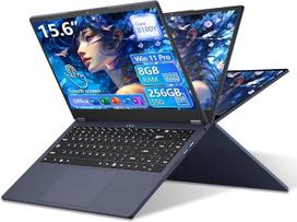15,6 colių „2-in-1“ nešiojamasis kompiuteris, „Core 8100Y“ (iki 3,40 GHz), 8GB RAM, 256GB SSD, nešiojamasis kompiuteris su USB Type-C jungtimi, USB 3.0, „Bluetooth“ 5.0, skaitmenų klaviatūra, „Office 365“ nešiojamasis kompiuteris