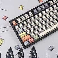 150 klavišų Manga Canvas Keycaps Cherry Profile PBT Dye Sub Keycaps tinka 61/64/87/194/108 Cherry Mx Gateron Switch mechaninei klaviatūrai