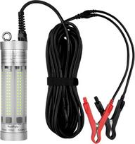 150 W povandeninės žūklės šviesa 180 LED, DC 12-24 V 20900 didelio liumeno povandeninės žūklės masalų ieškiklis Crappie Lure Night Fishing Ice Fish Lighting su 26,2 pėdų maitinimo laidu