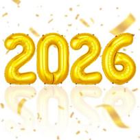 16 colių 2025 balionai, laimingų Naujųjų metų balionai, aukso folijos numerio balionai, aukso folijos numerio balionai Nye partijos dekoracijos 2025 Kalėdos (aukso)