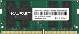 16GB DDR4 2133 MHz SO-DIMM nešiojamojo kompiuterio RAM 1,2 V CL15 2Rx8 PC4-17000 „Dual Rank“ 260 kontaktų atminties modulis nešiojamajam kompiuteriui KF2133D4S-16G