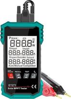 1600 W saulės energijos MPPT galios matuoklis su LCD ekranu, saulės baterijos MPPT testeris, viršįtampio apsauga, skirtas fotovoltinių modulių duomenų tikrinimui