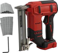 18GA akumuliatorinis segtuvas, suderinamas su „Milwaukee M18“; bešepetėlis siaurų segtuvų modelis su 1000 vinimis ir 1000 segtuvų, skirtas namų meistrams, savarankiškiems darbams ir medžio apdirbimui