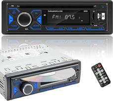 1DIN automobilių radijas su „Bluetooth“, CD/DVD grotuvu, „Type-C“ USB jungtimi, AM/FM/RDS