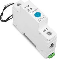 1P + N 63 A išmanusis jungiklis-skaitiklis, kWh matavimas, stebėjimas, automatinis jungiklis, laikmatis, relė, skirta namų ir pramonės elektros relėms