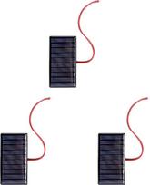 1–10 vnt. epoksidinių saulės baterijų su laidais, 4 V, 0,2 W, 5 V, 0,3 W, mini saulės energijos sistema, „pasidaryk pats“ polisilicio plokštė, atspari vandeniui, skirta kelionėms gamtoje (3 vnt. po 0,3 W, 5 V)