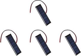 1–10 vnt. epoksidinių saulės baterijų su laidais, 4 V, 0,2 W, 5 V, 0,3 W, mini saulės energijos sistema, „pasidaryk pats“ polisilicio plokštė, atspari vandeniui, skirta kelionėms gamtoje (4 vnt. po 0,2 W, 4 V)