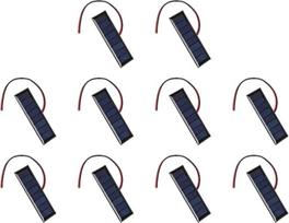 1–10 vnt. epoksidinių saulės baterijų su laidais, 4 V, 0,2 W, 5 V, 0,3 W, mini saulės energijos sistema, „pasidaryk pats“ polisilikio plokštė, atspari vandeniui, skirta kelionėms gamtoje (10 vnt. 0,2 W 4 V)
