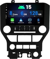 2 DIN 6GB + 128GB "Android 14" automobilinis radijas "Ford Mustang" 2015-2021 RDS FM AM "Android" automobilinė GPS navigacija WiFi DSP Carplay SWC Bluetooth 5.0