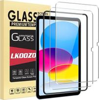 2 ekrano apsaugų pakuotė "iPad" (A16) 11 kartos 11 colių 2025 / "iPad" 10 kartos 10,9 colių 2022 grūdintas stiklas su rėmeliu, HD ekrano apsauga, atsparus įbrėžimams