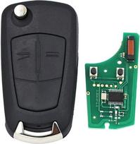2 mygtukų nuotolinio valdymo pultas, 433 MHz C sistema, skirtas „Opel“/„Vauxhall“ „Vectra C“, „Signum“ | „PCF7946“ lustas, skirtas „Vectra C“ (2002–2008 m.) ir „Signum“ (2003–2007 m.) modeliams, atverčiamas nuotolinio valdymo pultas su raktu, automobilio