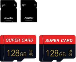 2 vnt. 128GB „Micro SD“ kortelių, 10 klasės atminties kortelės | atminties kortelė