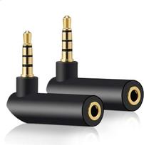 2 vnt. 3,5 mm kampiniai garso adapteriai (kištukas į lizdą), 90 laipsnių kampiniai kištukai, TRS stereo kištukai, AUX jungtis, suderinami su ausinėmis su mikrofonu, planšetėmis, MP3 grotuvais, žaidimų valdikliais ir garsiakalbiais