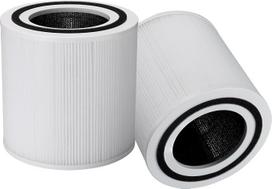 2 vnt. atsarginių „3-in-1“ HEPA filtrų rinkinys, suderinamas su „TaoTronics TT-AP005“ ir „Herilios HS-AP005“ oro valytuvais