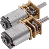 2 vnt. DC 3 V, 6–12 N20, 15 aps./min., 30–50–60–100–200–300–500–1000 (6 V, 100) metalinis reduktorinis variklis