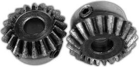 2 vnt. kūginiai krumpliai, 2 m, 12 dantų, su vidiniu skylės skersmeniu 6 mm, 7 8 10 90° pavaros perjungimas, plieniniai krumpliai, varžtas (8 mm)