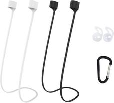 2 vnt. magnetinių „AirPods“ laikiklių – sportiniai silikoniniai laikikliai, apsaugantys nuo praradimo, suderinami su „AirPods“, magnetinis „Bluetooth“ ausinių laidas, apsaugantis nuo praradimo, priedai „AirPods PRO/3/2/1“