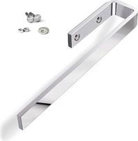 2 vnt. rankšluosčių džiovintuvų laikiklis PELI Spintelės tvirtinimas/Aluminis Massiv Chromas Poliruotas/Dydis: 325 mm/Platis: 65 mm/Vieta: 30 mm/Medžiagos storis: 8 mm/Rankšluosčių džiovintuvų laikiklis iš SO-Tech®