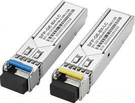 2 vnt. SFP siųstuvai-imtuvai, 1,25 G SFP į LC vienmodio optinio pluošto modulis, 20 km