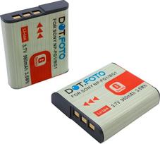 2 vnt. „Dot.Foto“ NP-BG1, NP-FG1 „Premium“ 3,7 V / 960 mAh baterijos, skirtos „Sony“ DSC-H90, DSC-HX30V, DSC-HX5V, DSC-HX7V, DSC-HX9V, DSC-W150, DSC-W290, DSC-W230, DSC-W220, DSC-W200, DSC-W300, DSC-W50, DSC-W90