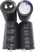 2 vnt./10 vnt. 800 uF, 420 V, 35 x 60 mm, 420 V, 800 uF įspaudžiamasis maitinimo bloko kondensatorius (10 vnt. pakuotė)