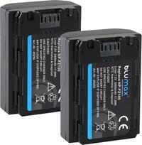 2 x "Blumax" baterija, suderinama su "Sony NP-FZ100" | 2400 mAh NTC jutikliu ir V1 korpusu - skirta "Alpha 9 III A9 III A9 / A7C A7 III - IV // A1 6700 FX30 ZV-E1