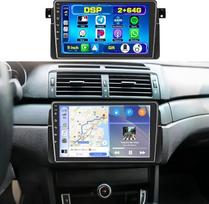 2+64GB, 1080p, „Android 15“ automobilių radijas, skirtas „BMW 3“ (E46) 1999–2005 m. modeliams, su „CarPlay“