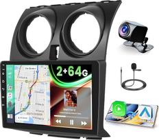 2+64G "Android" automobilinis radijas "Nissan Qashqai J10 2006-2016" su "Wireless Carplay" ir "Android Car", 9 colių IPS jutiklinio ekrano radijas su "Bluetooth" / GPS / galinio vaizdo kamera / FM / WiFi / WC / 26UI