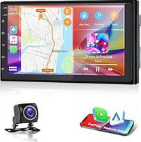 2+64G automobilinis radijas su belaidžiu "A-pple Carplay"/"Android" automobiliu, 2 Din 7 colių "Android" 13 ekranas su GPS/Bluetooth/Mirror Link/SWC/FM/RDS/WiFi/USB+ atbulinės eigos kamera