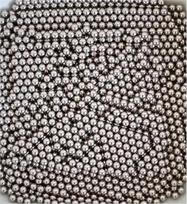 2,5 mm AISI440C nerūdijančio plieno G10 aukšto tikslumo fiksuoti guolių rutuliukai, skirti vožtuvams, amortizatoriams, purkštuvams (50 vnt. pakuotė)