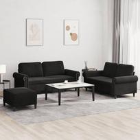 2-TLG. Sofagarnitur hellgrau Samt, Sofa mit Kissen für EIN bequemes Sitzerlebnis, weiche Samtbezüge und Robustes Gestell, hellgraue Samt Sofagarnitur