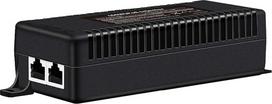 2.5G inžektorius 60W ne PoE į PoE adapteris su 2 RJ-45 prievadais - 1000/1000/2500Mbps, atitinka IEEE 802.3af/at/bt, "Plug & Play", atstumas iki 100 metrų, juodas